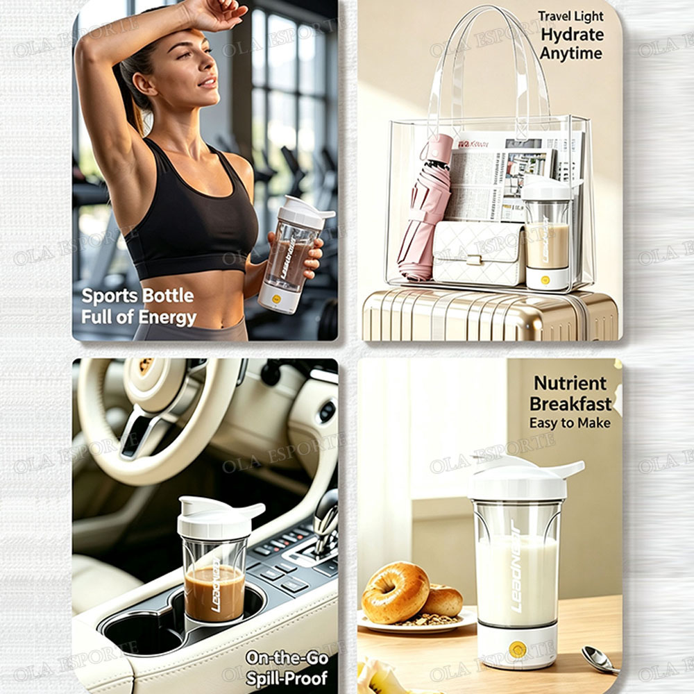 400-700ml Electric Shaker Cup  - Protein Bar ulasan dan harga