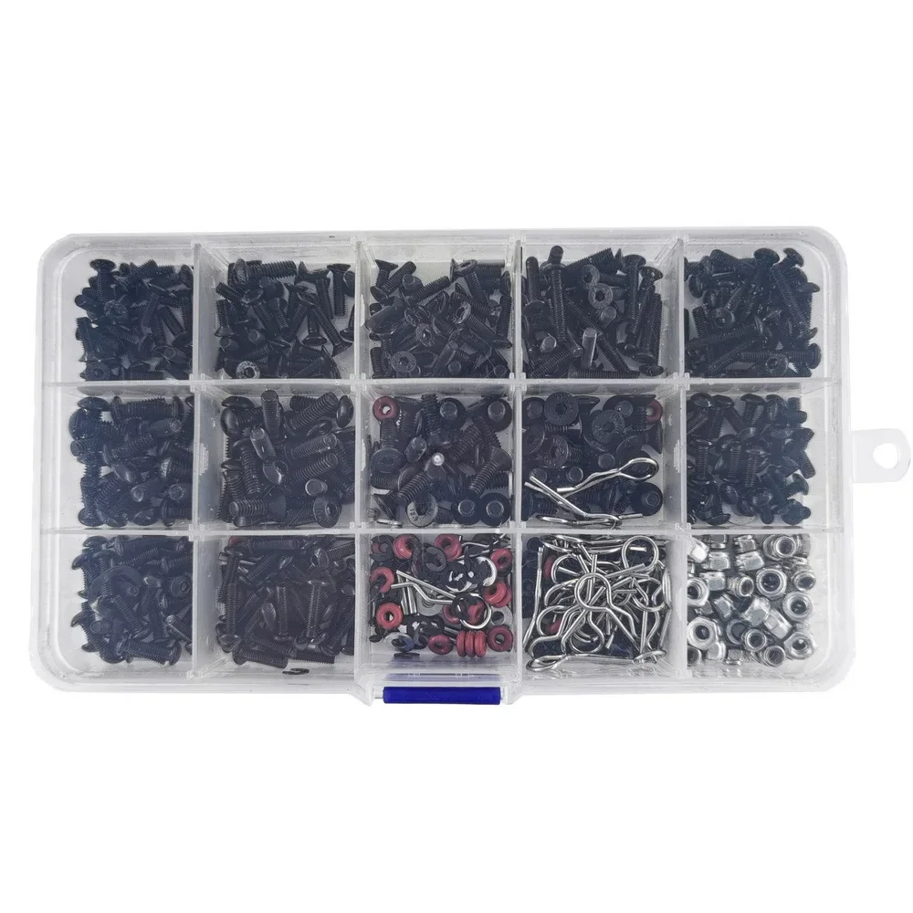 500pcs Universal RC Screw Kit  - Nuts Mix ulasan dan harga