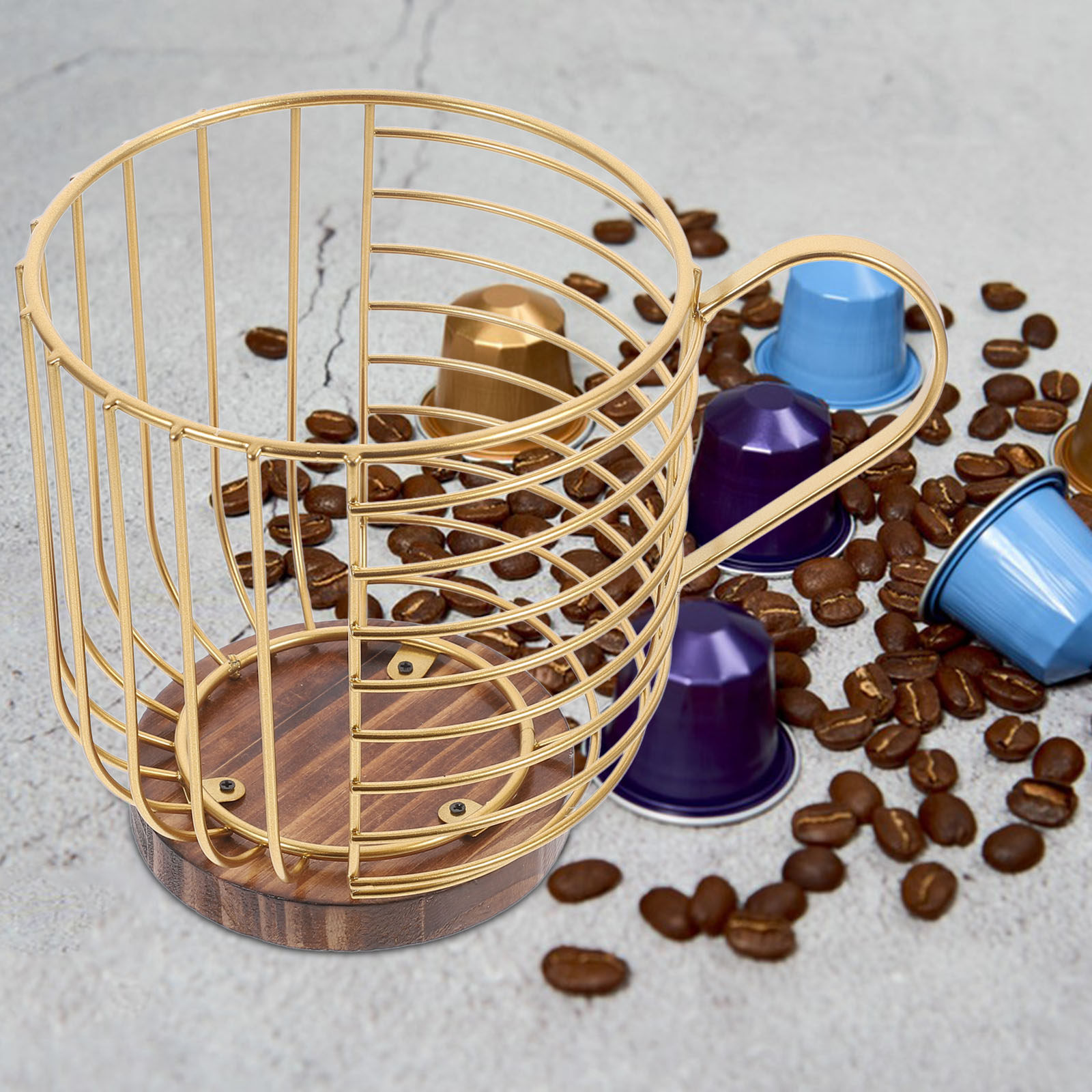 Coffee Organizer Storage Baske - Chocolate Snack ulasan dan harga