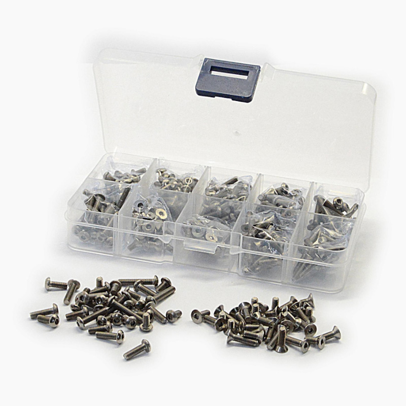 M3 Titanium Screw Assorted Set - Nuts Mix ulasan dan harga