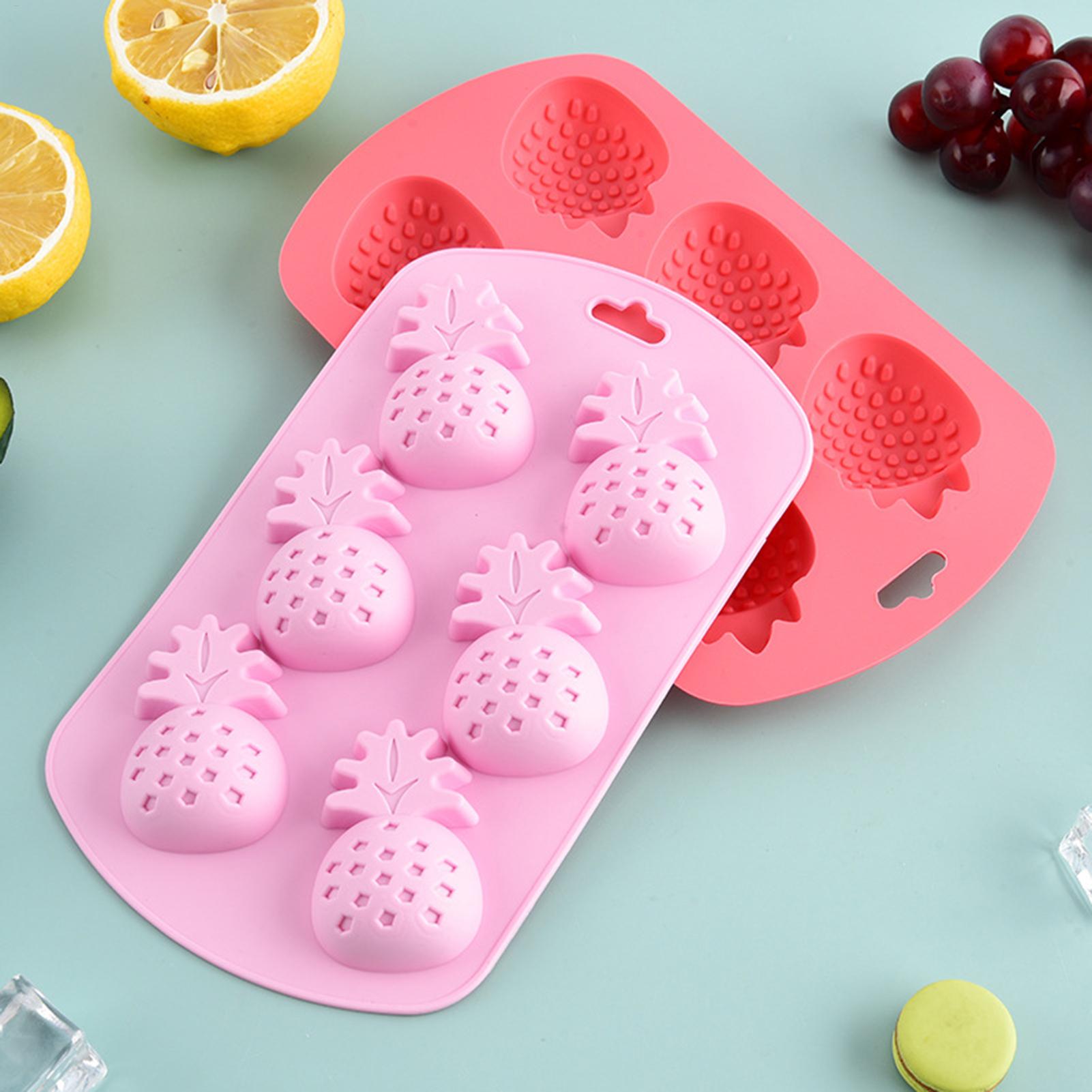 6 Cavity Fruit Shaped Silicone - Gummy Candy ulasan dan harga